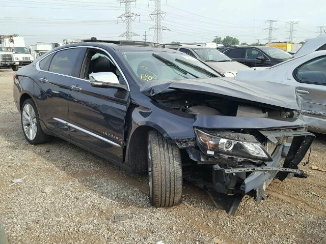 2G1155S32E9307749 - 2014 CHEVROLET IMPALA BLUE photo 1