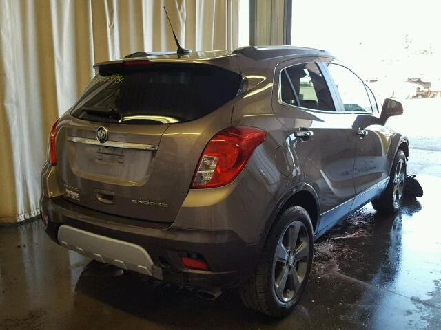 KL4CJBSB5EB636276 - 2014 BUICK ENCORE CON TAN photo 4