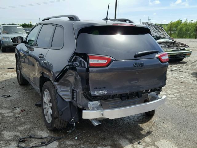 1C4PJMCB5JD599021 - 2018 JEEP CHEROKEE L GRAY photo 3