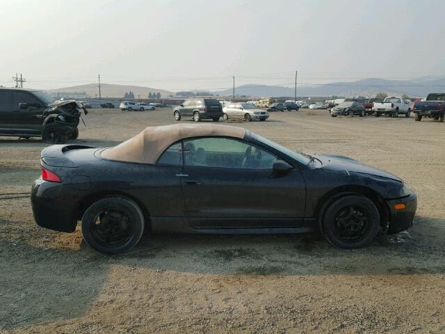 4A3AX35G6VE187629 - 1997 MITSUBISHI ECLIPSE BLACK photo 9