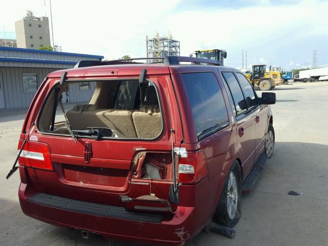 5LMFU27598LJ16943 - 2008 LINCOLN NAVIGATOR 栗色 照片 4