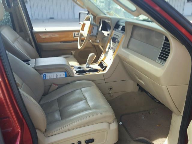 5LMFU27598LJ16943 - 2008 LINCOLN NAVIGATOR 栗色 照片 5