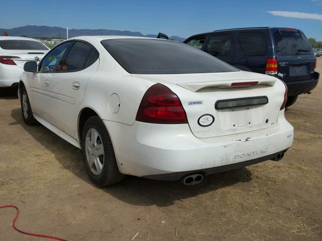 2G2WP522541189762 - 2004 PONTIAC GRAND PRIX WHITE photo 3