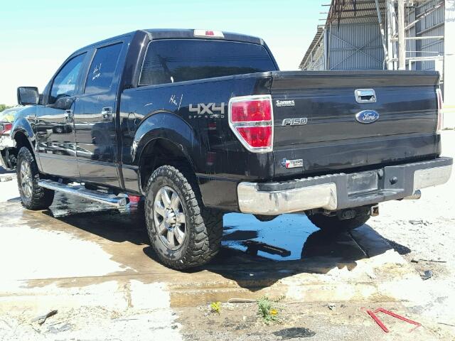 1FTFW1ET3DKG06226 - 2013 FORD F150 BLACK photo 3