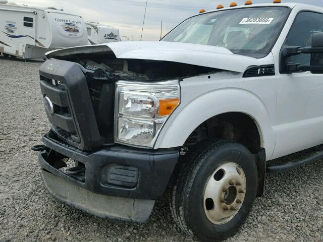 1FT8W3D64BEC00564 - 2011 FORD F350 SUPER WHITE photo 10