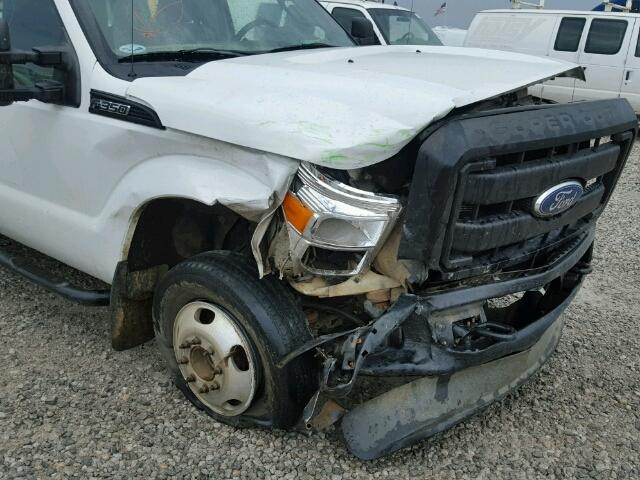 1FT8W3D64BEC00564 - 2011 FORD F350 SUPER WHITE photo 9