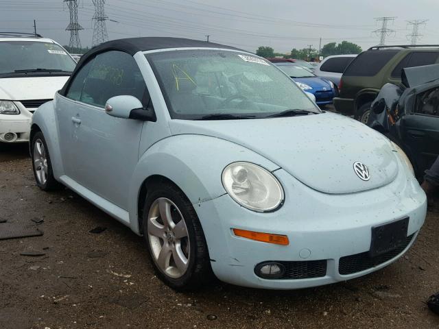 3VWSF31Y56M306420 - 2006 VOLKSWAGEN NEW BEETLE 蓝色 照片 1