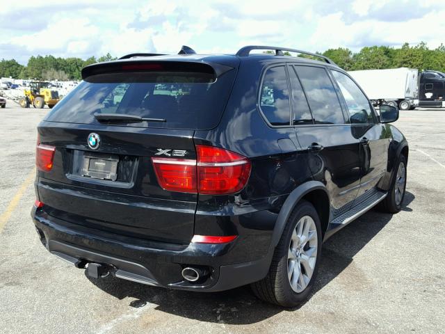 5UXZW0C52BL657542 - 2011 BMW X5 XDRIVE3 BLACK photo 4