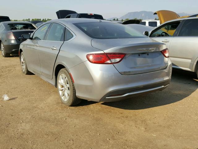 1C3CCCCB9FN544712 - 2015 CHRYSLER 200 C SILVER photo 3