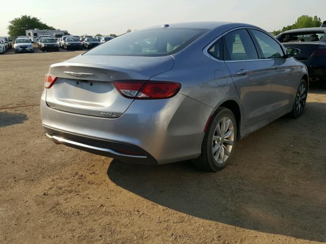 1C3CCCCB9FN544712 - 2015 CHRYSLER 200 C SILVER photo 4