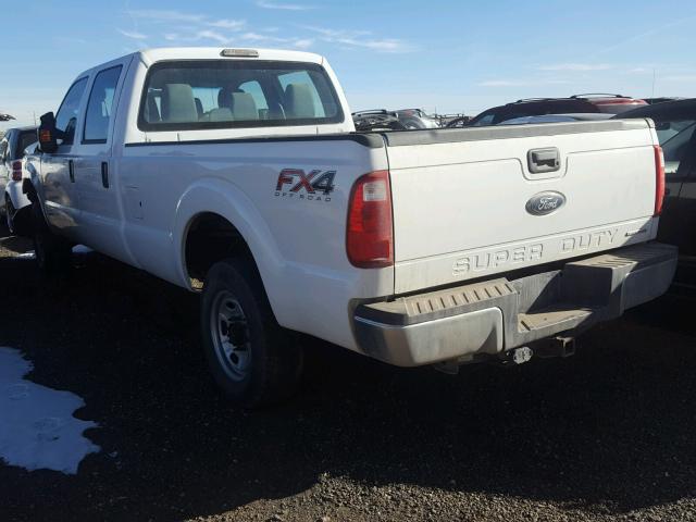 1FT7W2B64FEB51641 - 2015 FORD F250 SUPER WHITE photo 3