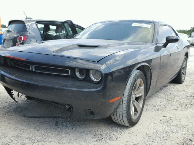 2C3CDZAG1FH868955 - 2015 DODGE CHALLENGER BLACK photo 2