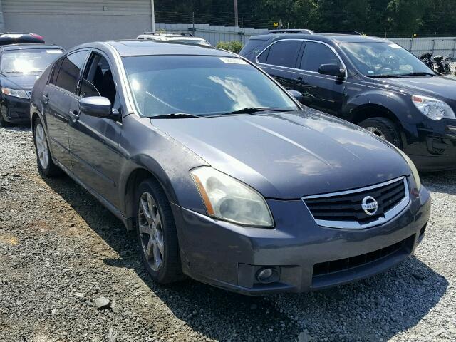 1N4BA41E48C820654 - 2008 NISSAN MAXIMA SE GRAY photo 1