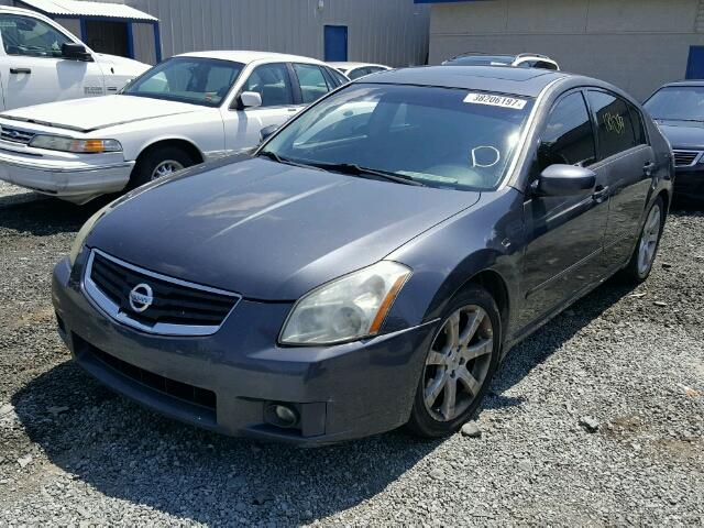 1N4BA41E48C820654 - 2008 NISSAN MAXIMA SE GRAY photo 2