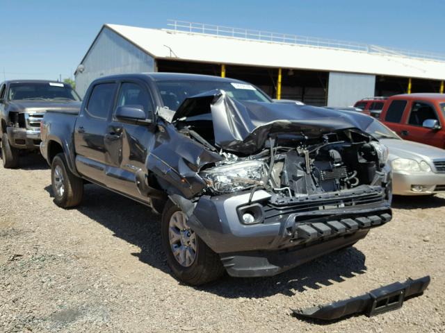 3TMAZ5CN7HM038302 - 2017 TOYOTA TACOMA DOU GRAY photo 1