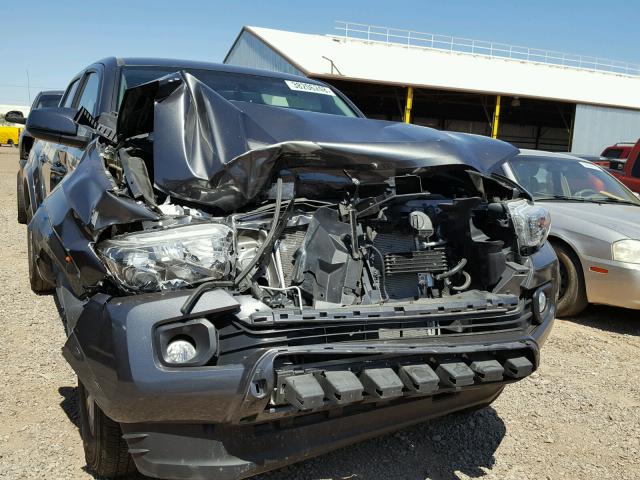 3TMAZ5CN7HM038302 - 2017 TOYOTA TACOMA DOU GRAY photo 9