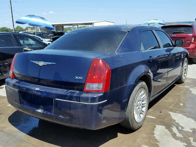 2C3KA43R36H127955 - 2006 CHRYSLER 300 BLUE photo 4