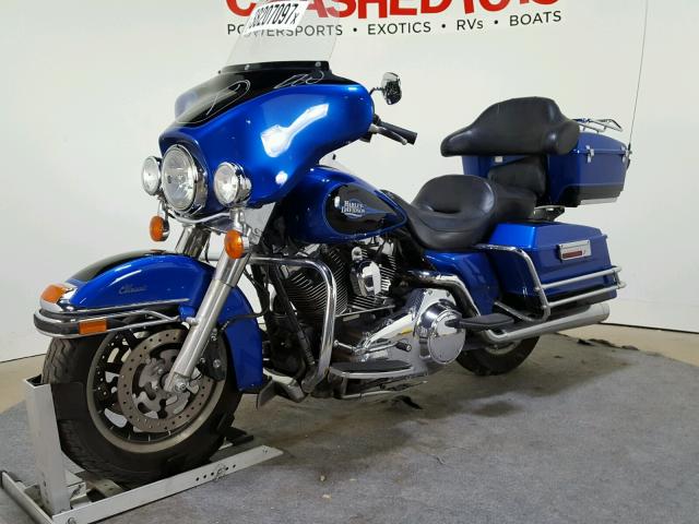 1HD1FF4118Y657314 - 2008 HARLEY-DAVIDSON FLHT CLASS BLUE photo 4