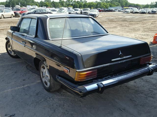 11407312104330 - 1975 MERCEDES-BENZ 280C BLACK photo 3