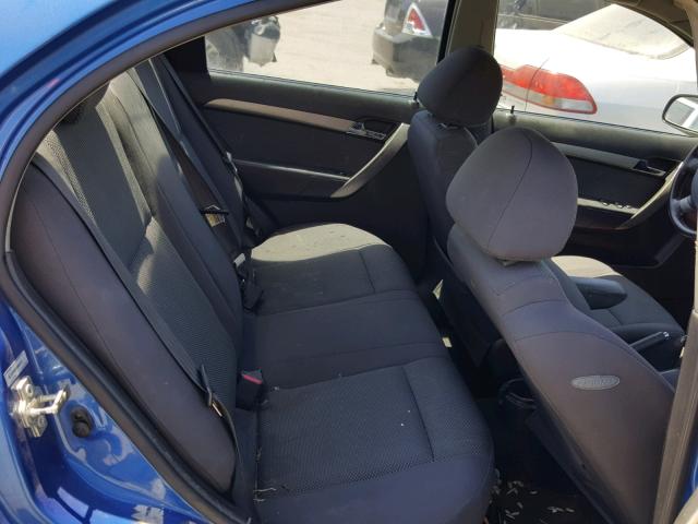 KL1TD56648B068173 - 2008 CHEVROLET AVEO BASE Көк фото 6