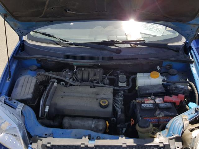 KL1TD56648B068173 - 2008 CHEVROLET AVEO BASE Көк фото 7