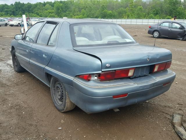 1G4NJ52TXVC440249 - 1997 BUICK SKYLARK CU BLUE photo 3