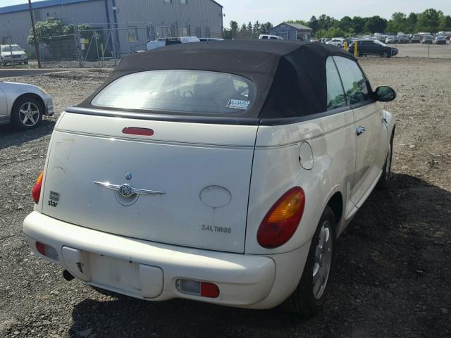 3C3EY55E65T552276 - 2005 CHRYSLER PT CRUISER WHITE photo 4