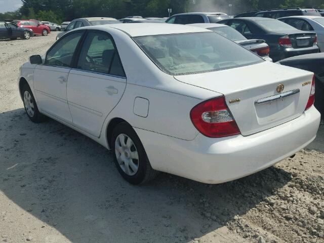 4T1BE32K92U010172 - 2002 TOYOTA CAMRY LE/X WHITE photo 3