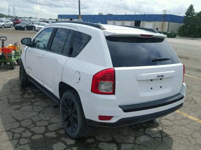 1C4NJCEB7CD683889 - 2012 JEEP COMPASS LA WHITE photo 3