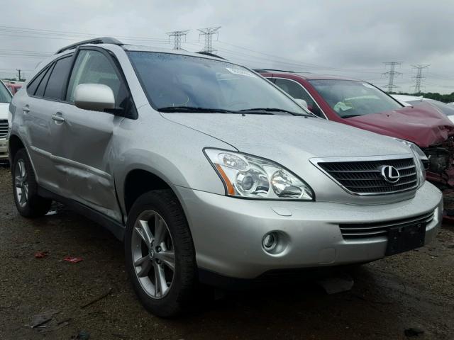 JTJHW31U172018992 - 2007 LEXUS RX 400H SILVER photo 1