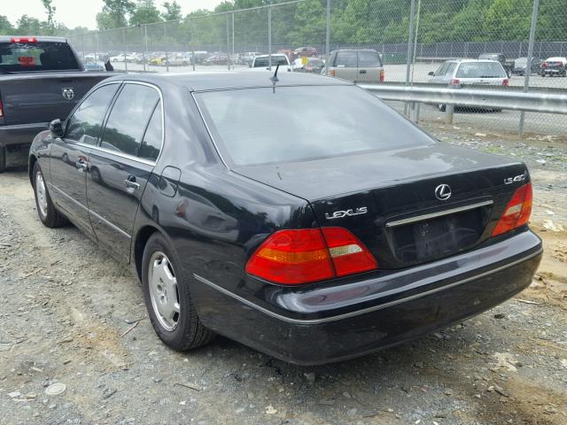 JTHBN30F920074566 - 2002 LEXUS LS 430 BLACK photo 3