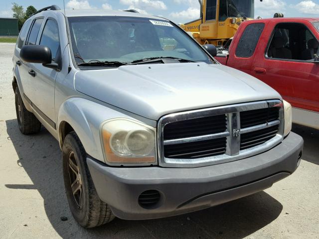 1D4HD38N26F148121 - 2006 DODGE DURANGO SX SILVER photo 1