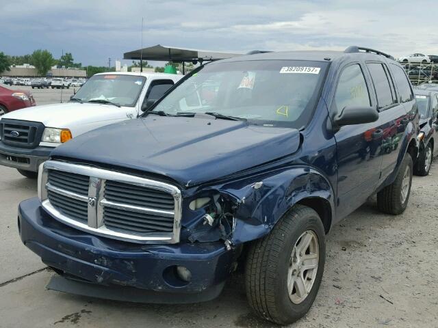 1D4HB48DX5F546839 - 2005 DODGE DURANGO SL BLUE photo 2