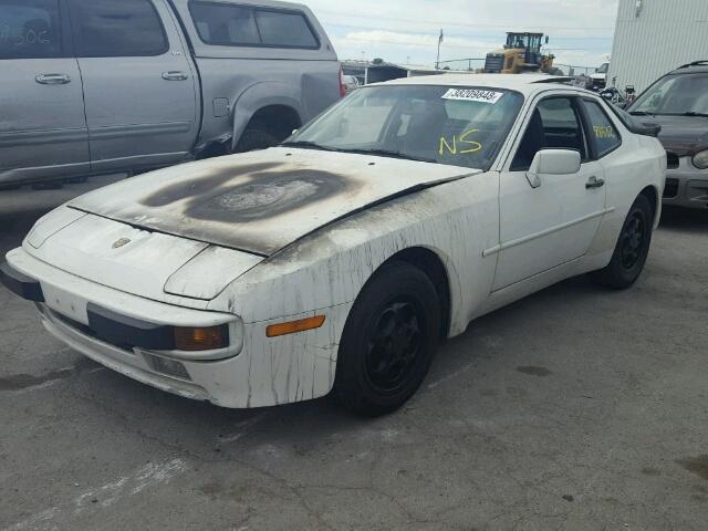 WP0AB0941JN472670 - 1988 PORSCHE 944 WHITE photo 2