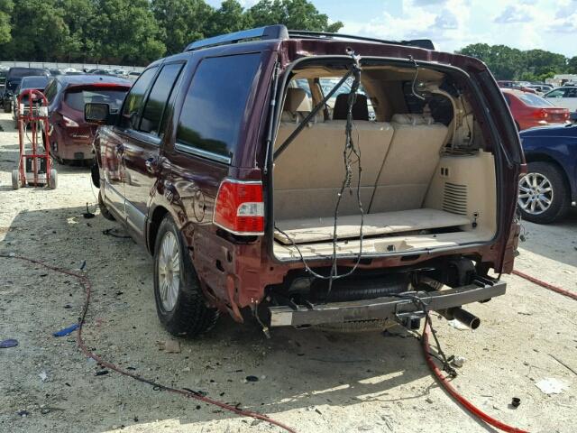 5LMJJ2H50AEJ02831 - 2010 LINCOLN NAVIGATOR BURGUNDY photo 3