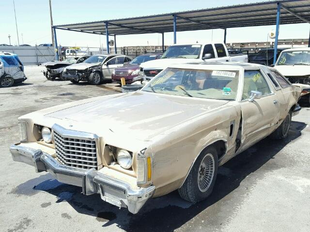 8J87S221151 - 1978 FORD THUNDERBIR GOLD photo 2