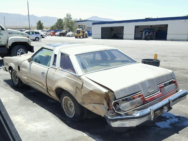 8J87S221151 - 1978 FORD THUNDERBIR GOLD photo 3