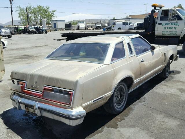 8J87S221151 - 1978 FORD THUNDERBIR GOLD photo 4