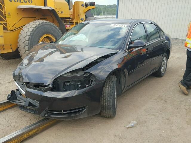 2G1WB58K289245142 - 2008 CHEVROLET IMPALA LS BLACK photo 2