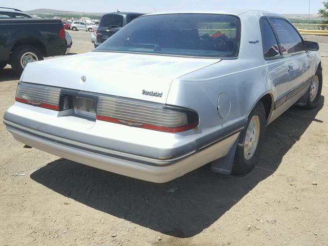 1FABP60F4HH141569 - 1987 FORD THUNDERBIR SILVER photo 4