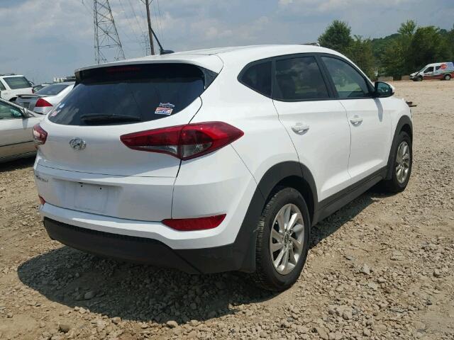 KM8J23A42HU351350 - 2017 HYUNDAI TUCSON SE WHITE photo 4