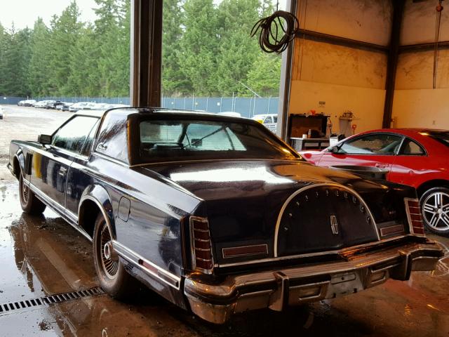 9Y89S683211 - 1979 LINCOLN MARK BLUE photo 3