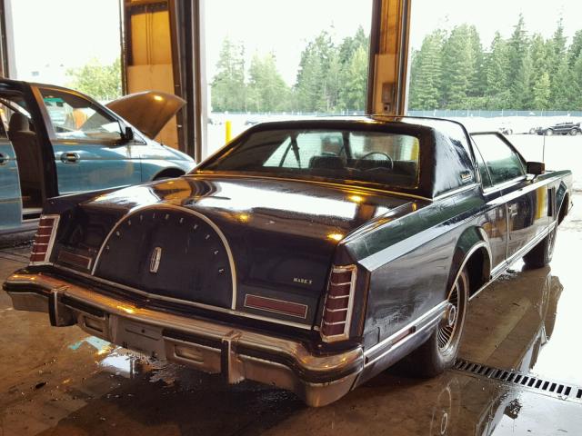 9Y89S683211 - 1979 LINCOLN MARK BLUE photo 4