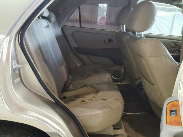 JT6GF10UXY0067584 - 2000 LEXUS RX 300 GOLD photo 6