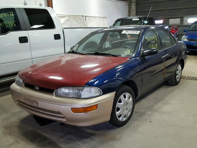 1Y1SK5260TZ015241 - 1996 GEO PRIZM BASE TWO TONE photo 2