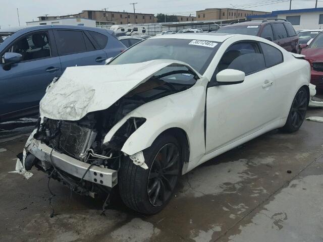 JNKCV64E38M119123 - 2008 INFINITI G37 BASE WHITE photo 2