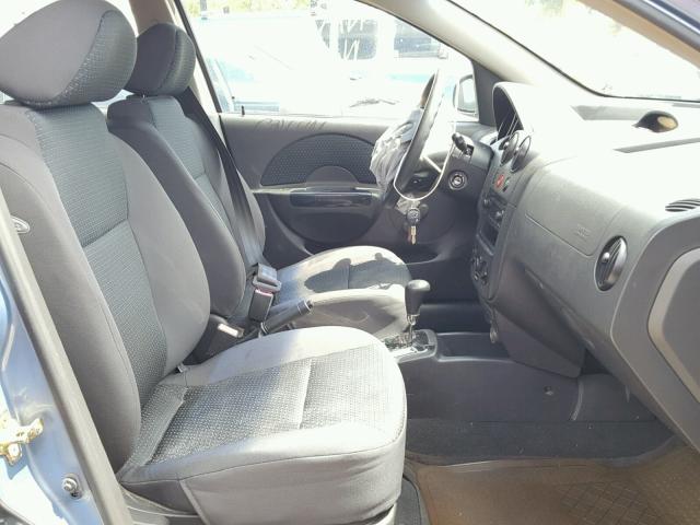 KL1TD56646B601989 - 2006 CHEVROLET AVEO BASE Mavi foto 5