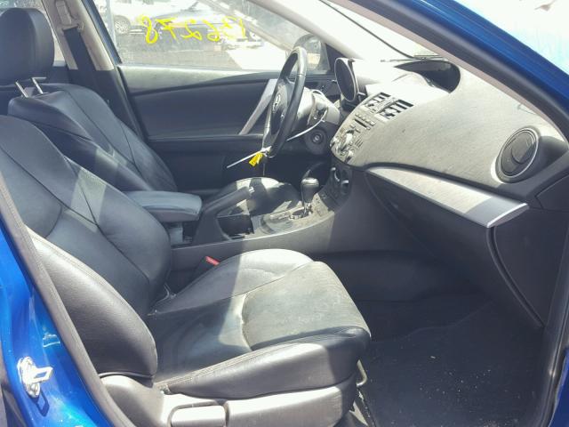 JM1BL1W87C1527387 - 2012 MAZDA 3 I BLUE photo 5