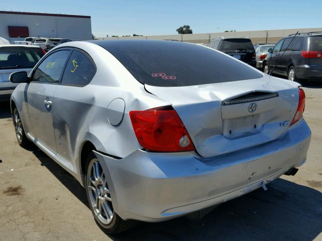 JTKDE177650036254 - 2005 TOYOTA SCION TC 银色 照片 3