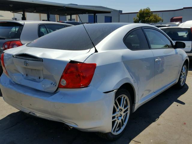 JTKDE177650036254 - 2005 TOYOTA SCION TC 银色 照片 4